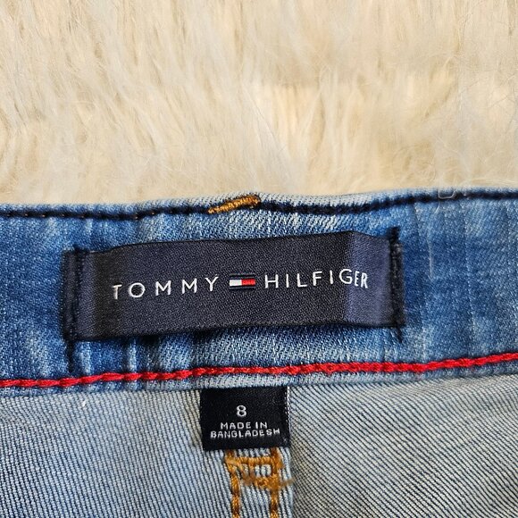 Tommy Hilfiger Women's Raleigh Skinny Light Wash Denim Jeans Size: 8 - Picture 8 of 10